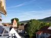 Blick vom Balkon in Richtung Kyffhäuser