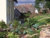 Gemüsegarten hinter dem Haus