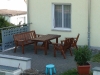 Terasse hinter dem Haus
