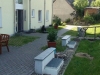 Bereich hinter dem Haus