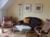Das offene Wohnzimmer der Fewo Rothenburg